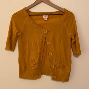 Gold Cardigan